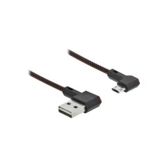 DeLOCK Easy USB 2.0 Cable 20cm Black - High-Quality Connection for Your Devices (SKU: 4043619852697)